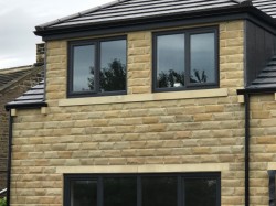 Seamless aluminium gutter in Huddersfield